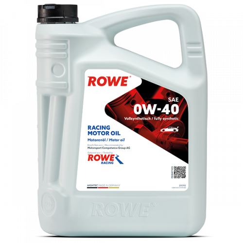 Rowe Engine Oils Hightec Racing Motor Oil Sae 0w40 - (5Lit) - 20092-0050-99