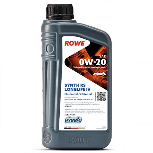 Rowe Engine Oils Hightec Synt RS Longlife IV Sae 0W-20 (1 Lit) - 20036-0010-99