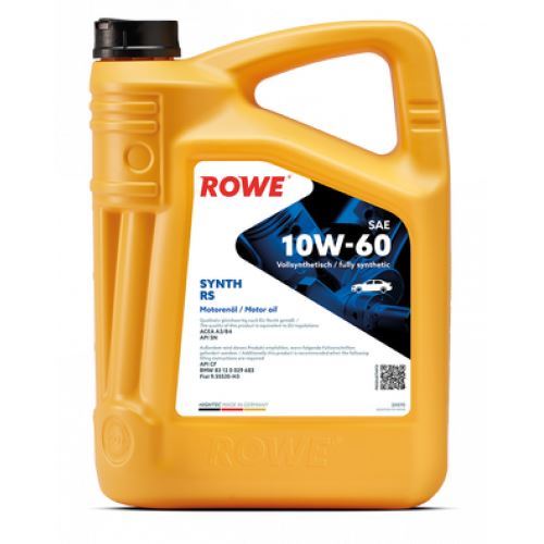 Rowe Engine Oils Hightec Synth RS SAE 10W-60 (5 Lit) - 20070-0050-99