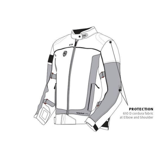 Royal Enfield Explorer V4 Pro Grey Riding Jacket