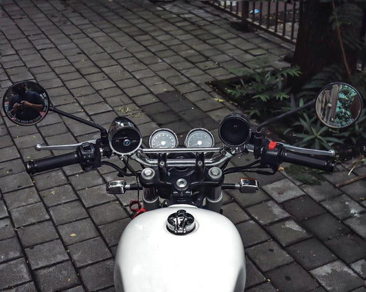 Royal Enfield Interceptor 650 40mm Aluminium Handle Bar Risers - SS Motocorp - Riders Junction