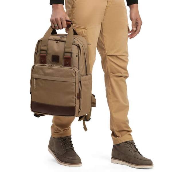 Royal Enfield Raveller Backpack Khakhi & Tan