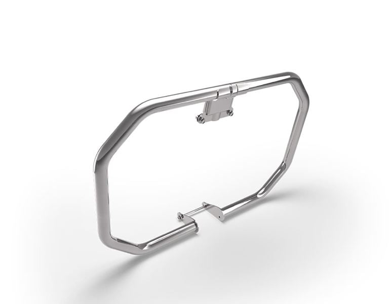 Royal Enfield-Silver Octagon Engine Guard-1990634