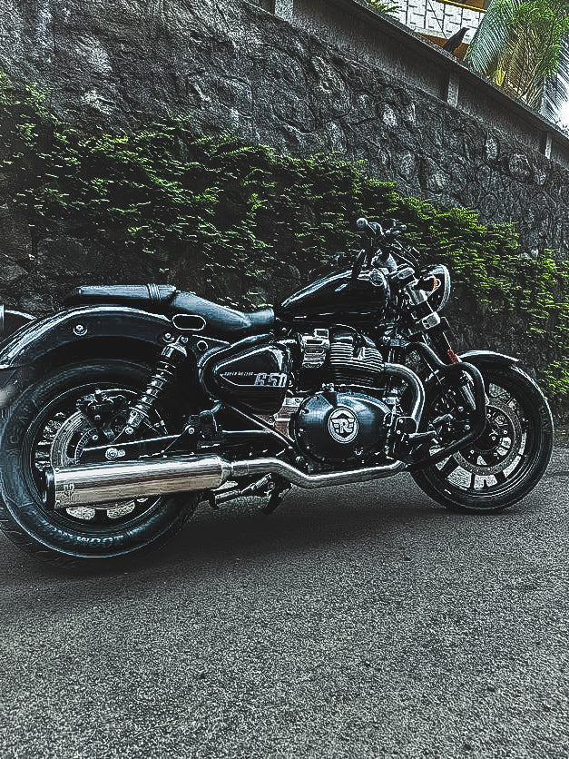 Royal Enfield Super Meteor 650 2 x 2 Full System Exhaust - SS Motocorp