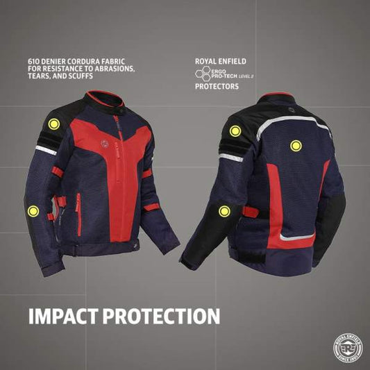 Royal Enfield Windfarer V2 Riding Jacket Blue