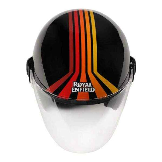 Royal Enfield Copter Open Face Ride More Women's Helmet Black