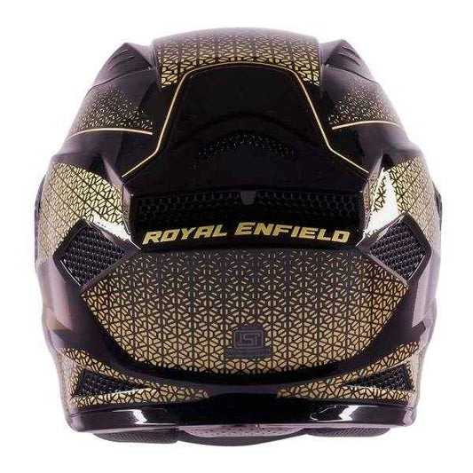 Royal Enfield Crossair Full Face Hunter 350 Helmet Gold