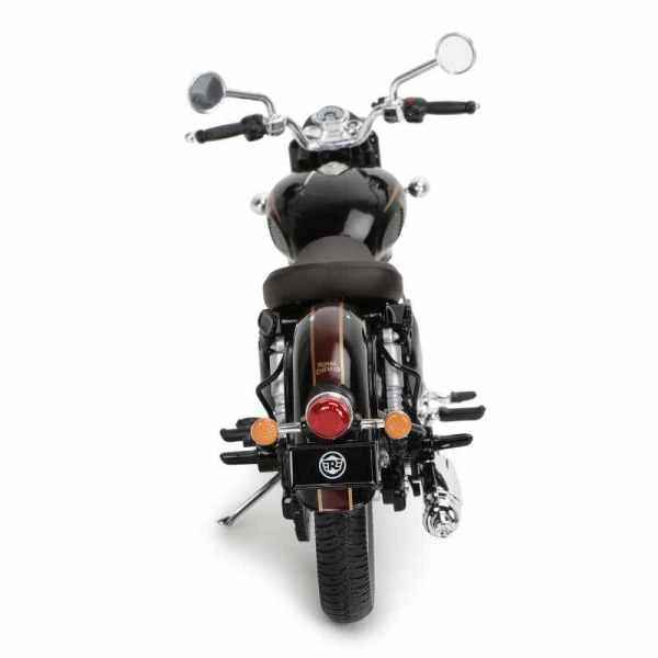 Royal Enfield Gears Classic 350 Signals Scale Model 1:12 Halcyon Black