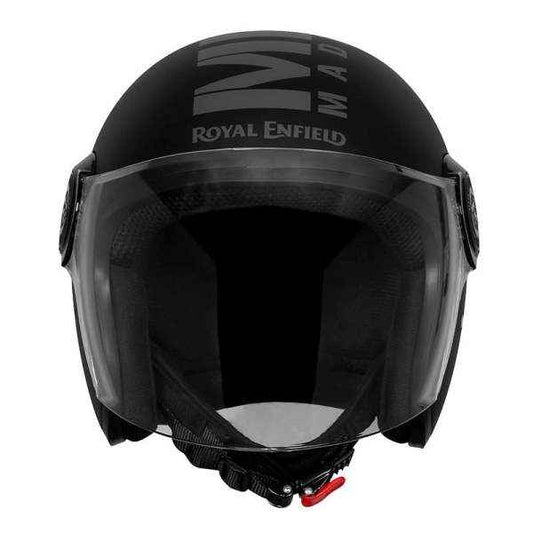 Royal Enfield MLG Copter Face Long Visor Matt Black Helmet