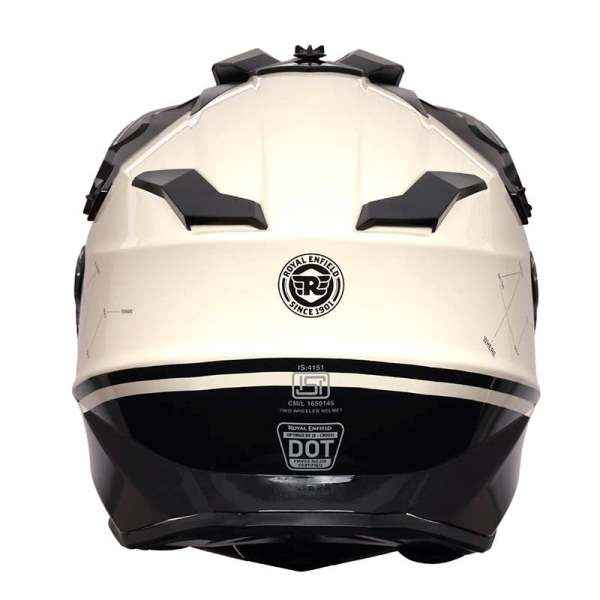 Royal Enfield Optimus Dual Sport Helmet Kaza Brown