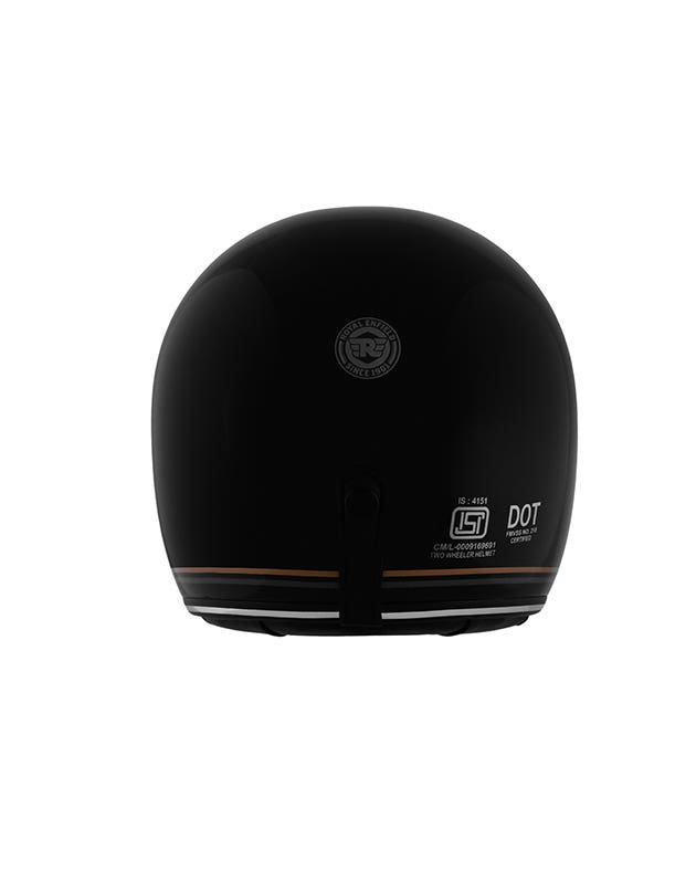 Royal Enfield RF1 FF Meteor Ring Id Abs Gloss Black Helmet
