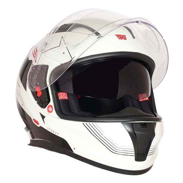 Royal Enfield Speedx Full Face Blitz Helmet Off White