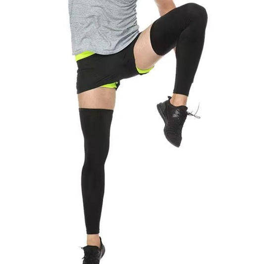 Running & Football Full Leg Compression Sleeve with Knee Brace Support-21200160001