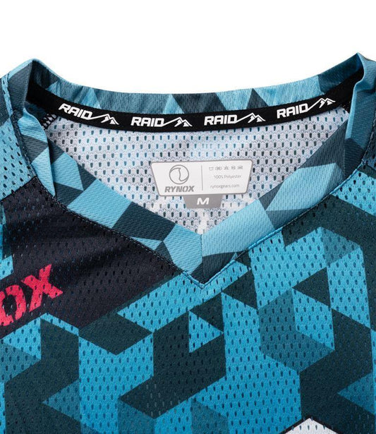 Rynox Fusion Neo Offroad Jersey - Cyber Blue