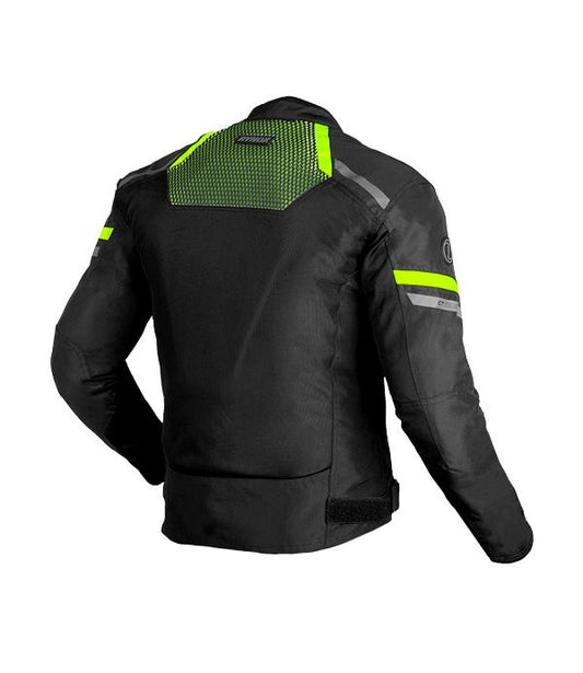 Rynox Helium GT 3 Jacket-Black Hi-viz Green