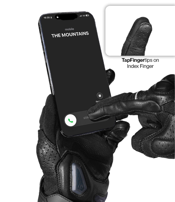 Rynox AIR GT 2 Riding Gloves - All Black