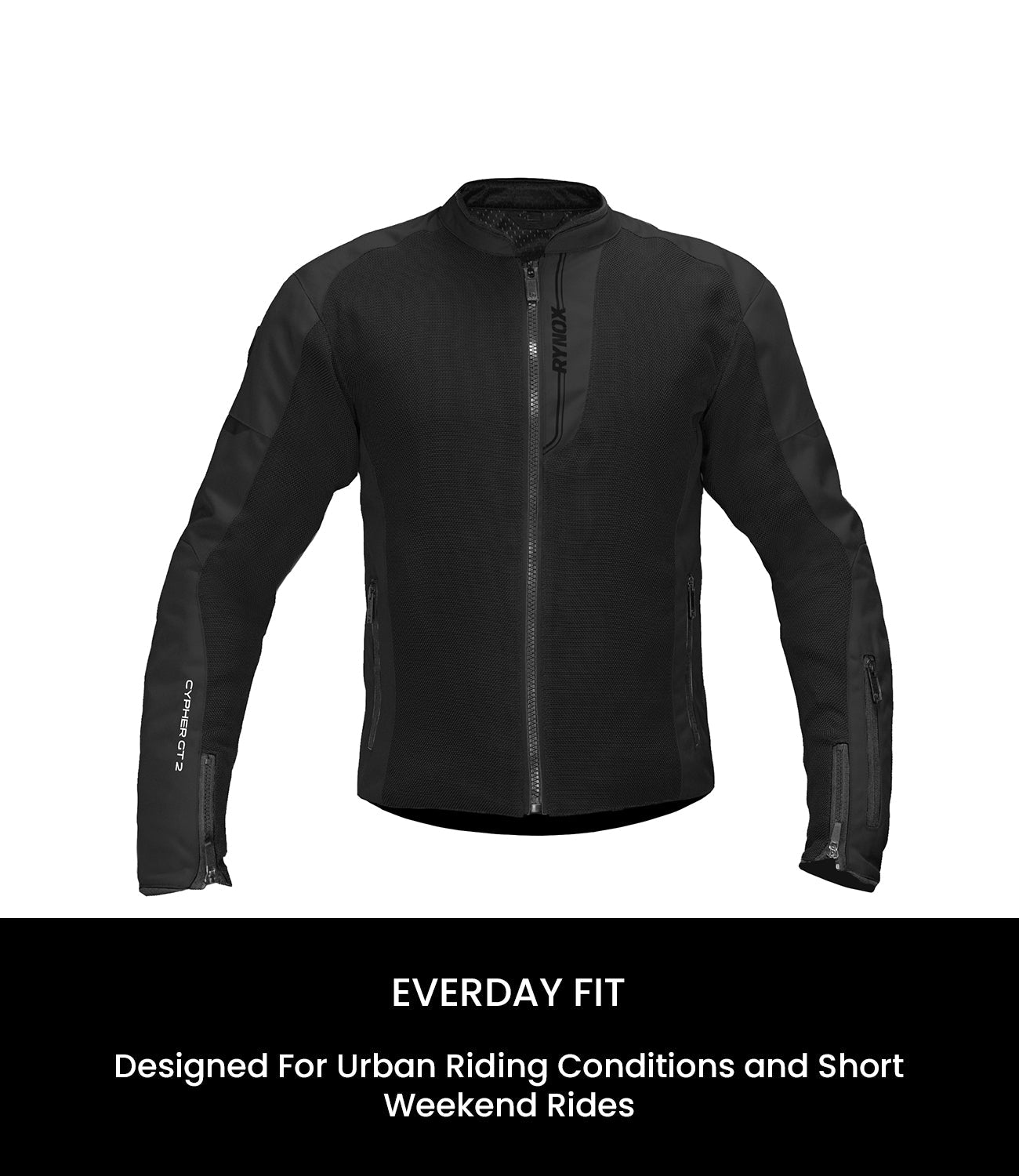 Rynox Cypher GT 2 Jacket (All Black)