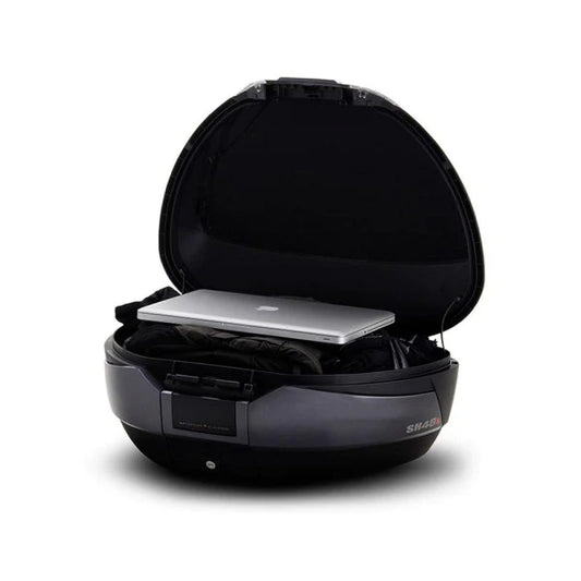 SHAD SH48 Top Case+Backrest - Black