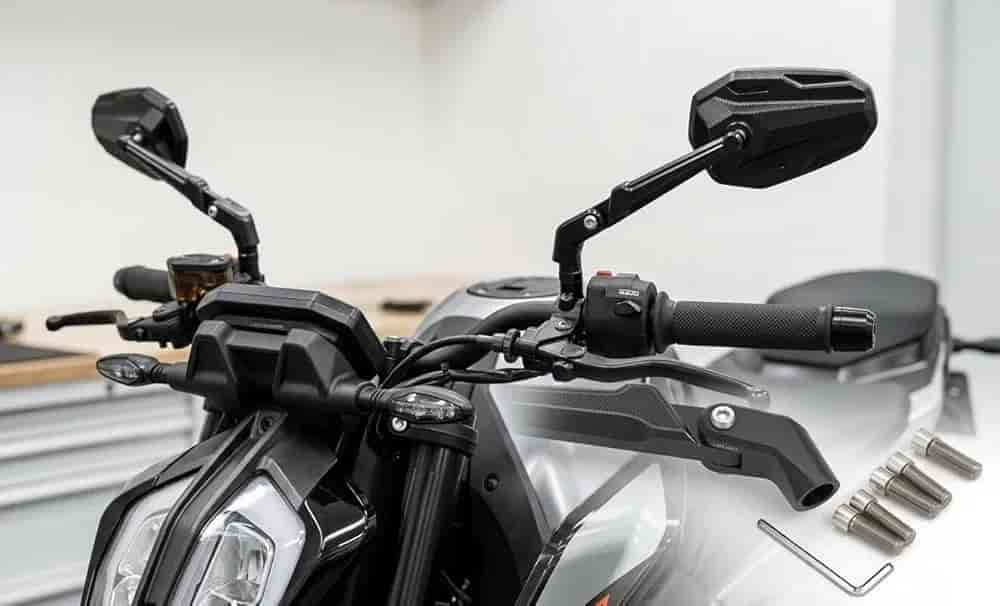 SHENAO Full-CNC 3D Textured Rearview Mirrors (with Blue Anti-Glare Optics) - 2004-546