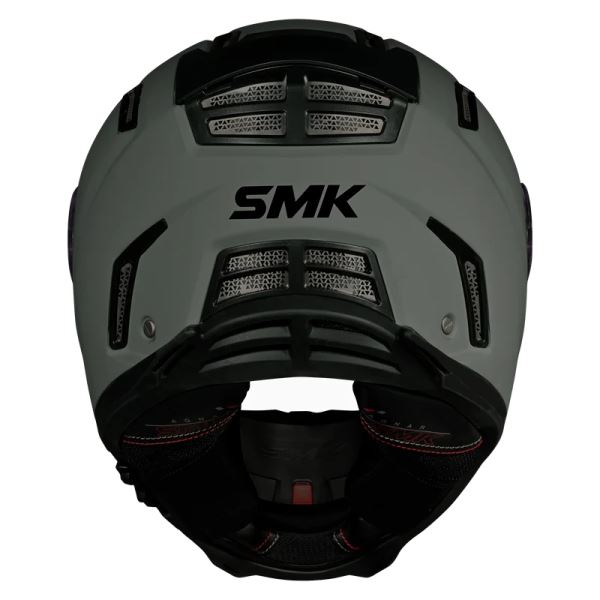SMK-Agnar Solid Full Face Helmet-Nardo Grey MA 600