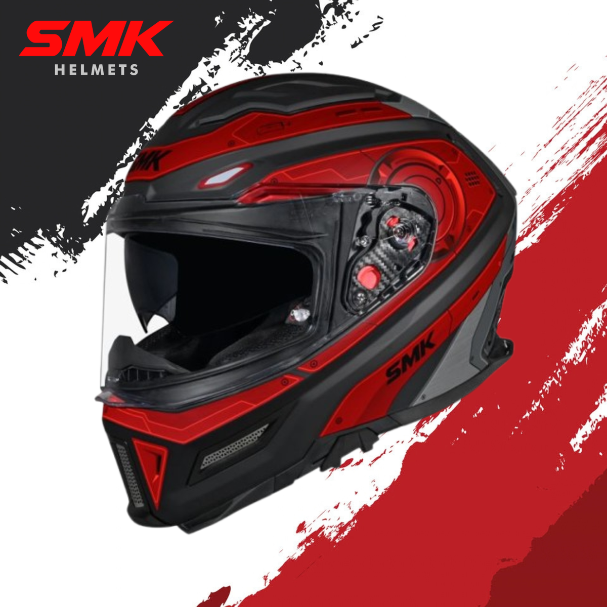 SMK-Agnar Cyborg Full Face Helmet-MA 263