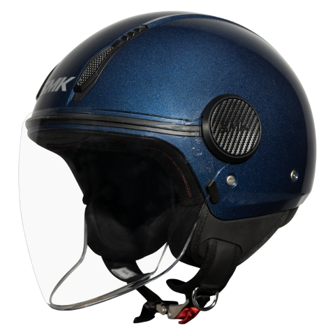 SMK Laminar Starz - Open Face Helmet - Midnight Blue GL 500