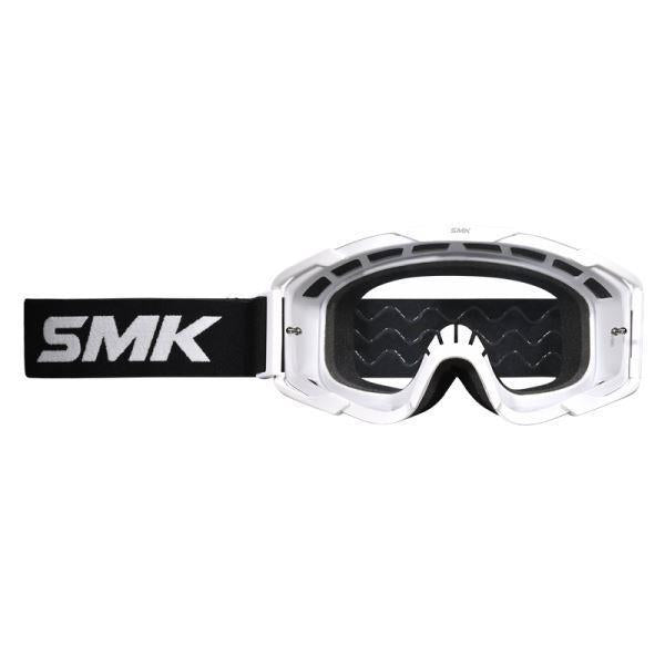 SMK Terrain Goggles - White & Black
