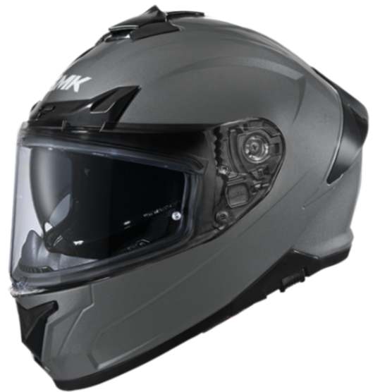 SMK Typhoon Solid Full-Face Helmet - Anthracite GLD A600