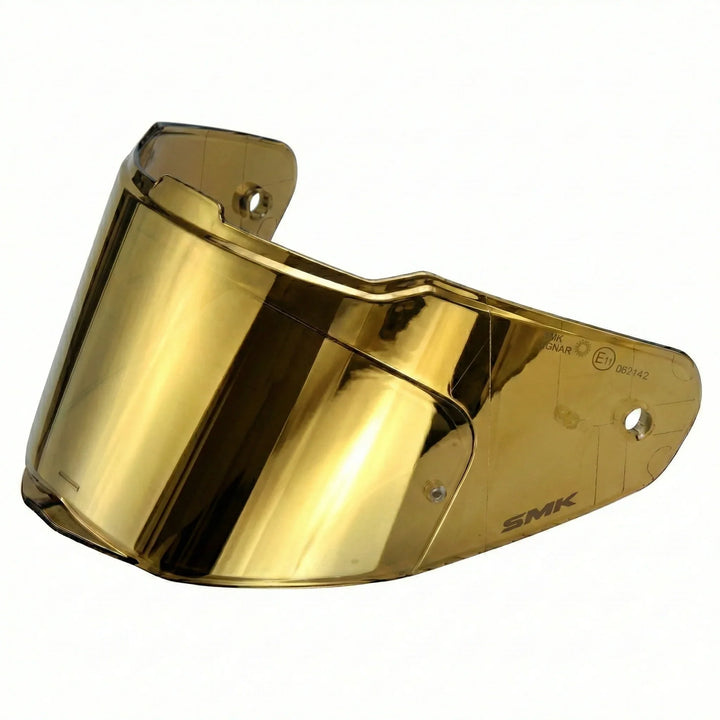 SMK Agnar Gold Visor - Pinlock 30 Ready