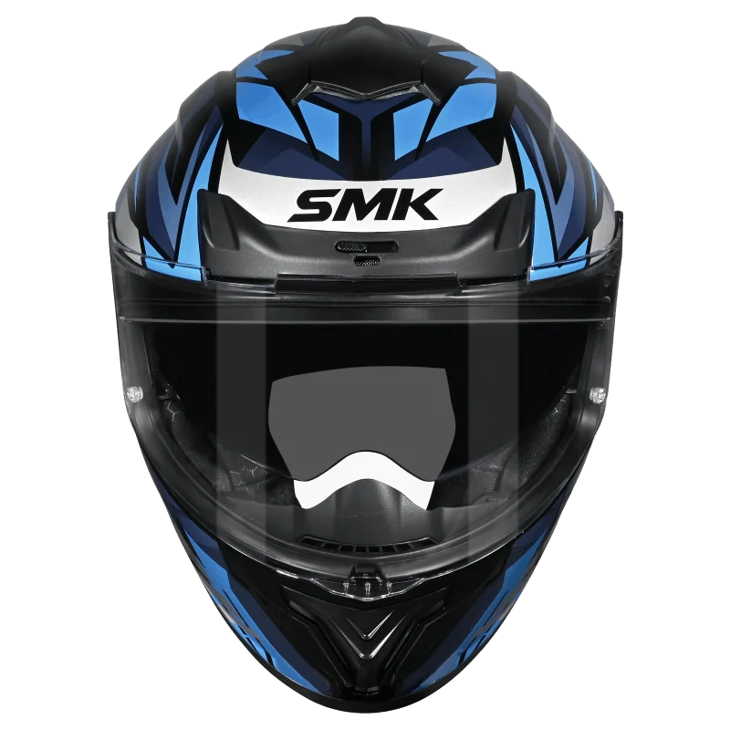 SMK N1 ISI Full-Face Helmet Typhoon D-ring S01 with Rival Graphic with Dual Spoiler - MA256