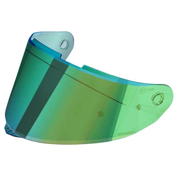 SMK Typhoon Revo Turquoise Visor - Day & Night Visor - Pinlock 30 Ready