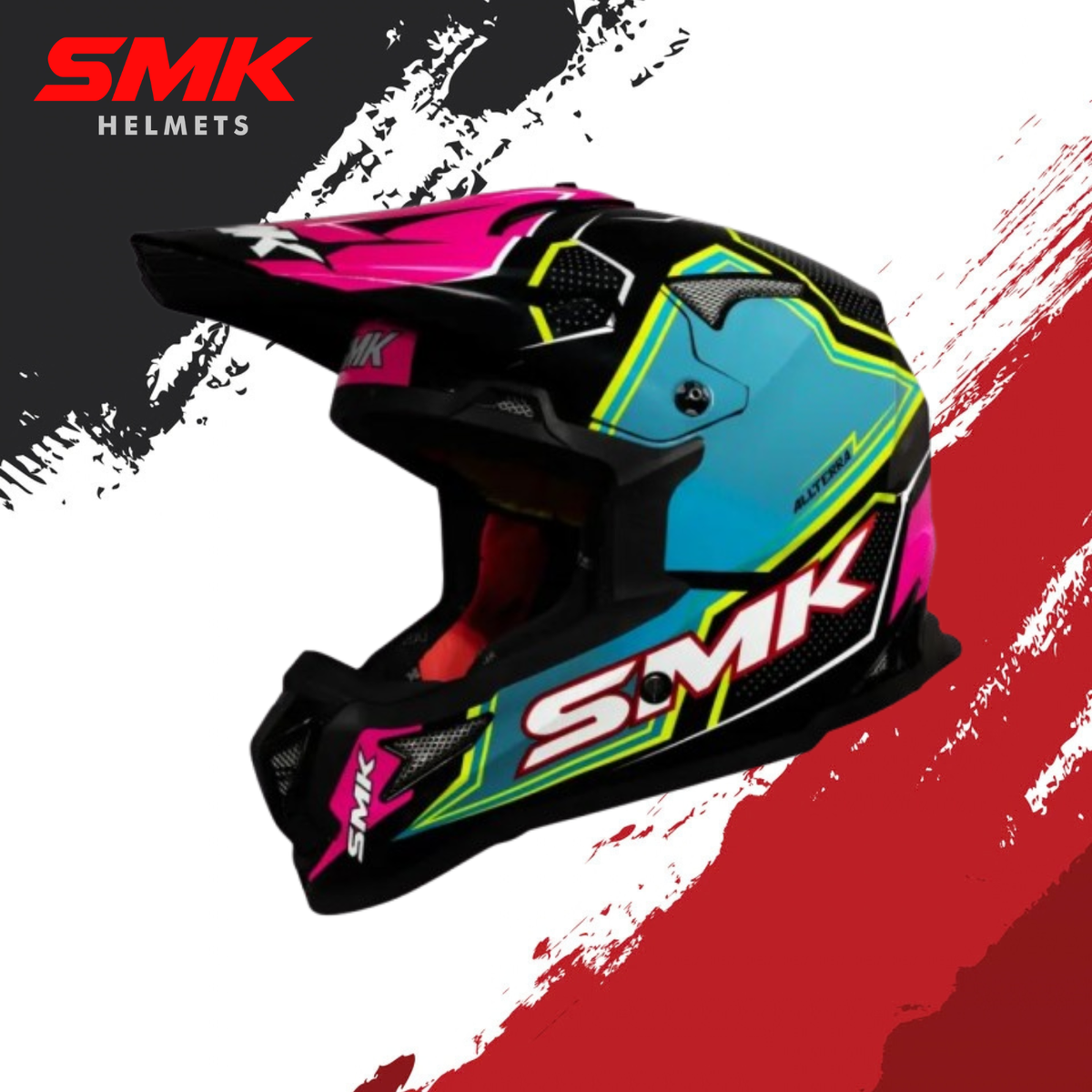 SMK Allterra Maverix – Off Road Helmet – GL 259