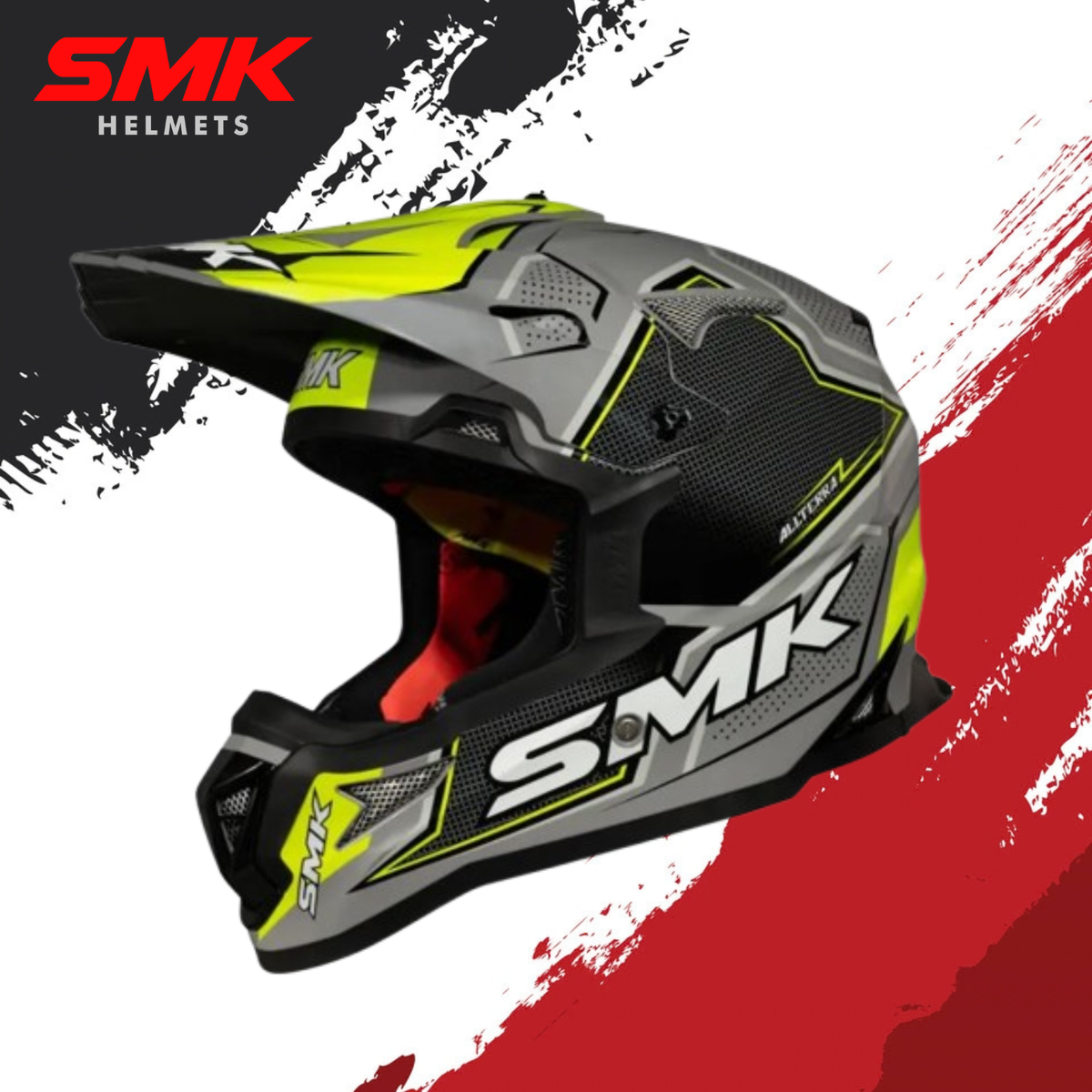 SMK Allterra Maverix – Off Road Helmet – GL 624