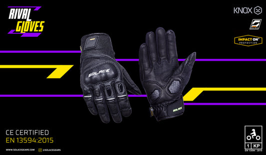 SOLACE - Rival Urban CE Gloves (Black)