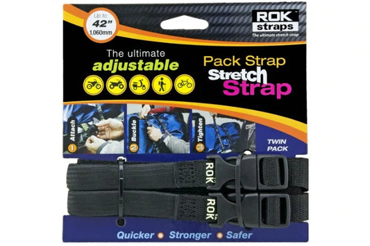 STRAPS - 42" BLK - ROK Straps - Riders Junction