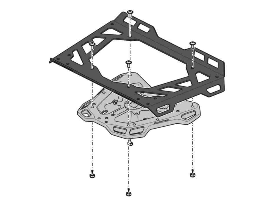 SW-Motech Street Luggage Rack for Ducati Multistrada 950 / 1260 / 1200 Enduro