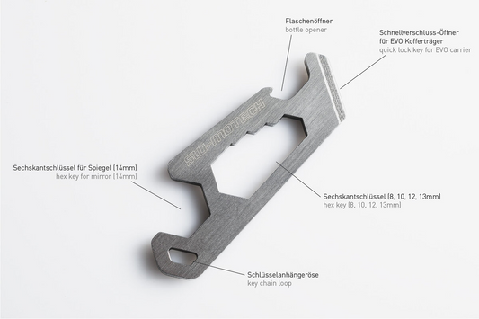 SW-Motech Multitool Key Chain Attachment - WER.GIV.022.10000