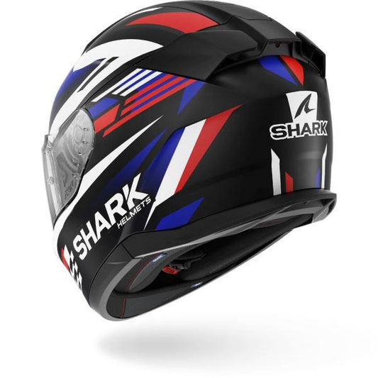 Shark D-SKWAL 3 Helmet Firstlap Matte Black Blue Red (KBR)