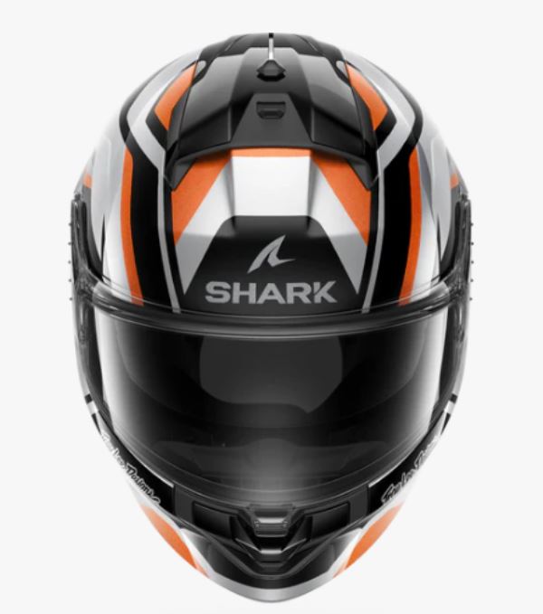 Shark Ridill 2 Apex Helmet Silver Black Orange (SKO)