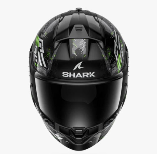 Shark Ridill 2 Helmet Molokai Black Silver Green (KSG)