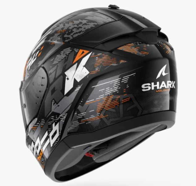 Shark Ridill 2 Helmet Molokai Black Silver Orange (KSO)