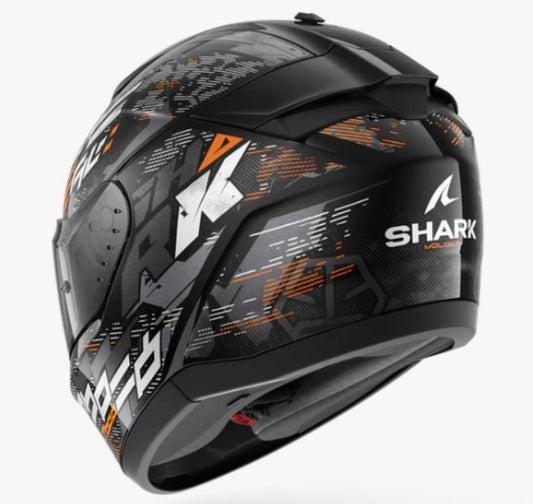Shark Ridill 2 Helmet Molokai Black Silver Orange (KSO)