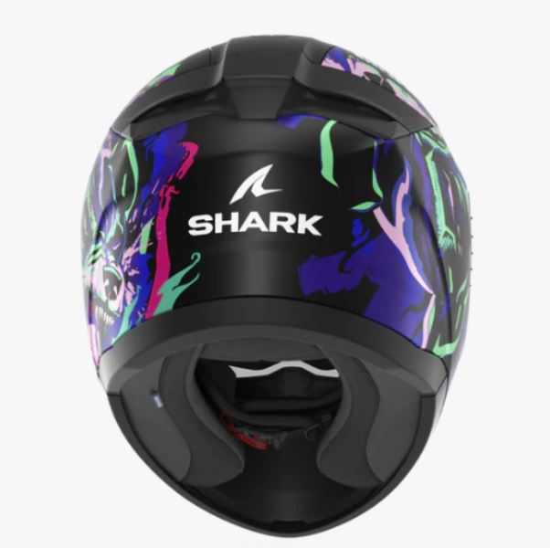 Shark Ridill 2 Helmet Raging Beast Matte Black Violet Green (KVG)