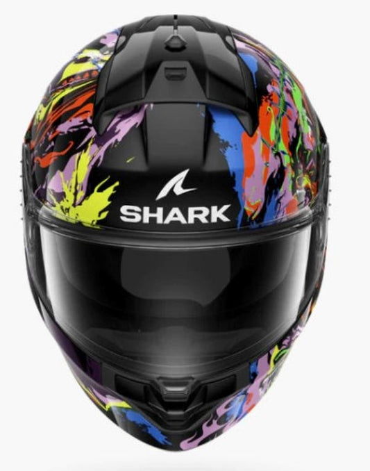 Shark Ridill 2 Helmet Raging Beast Gloss Black-Violet-Yellow (KVY)