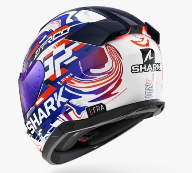 Shark Skwal I3 Replica Zarco GP DE France White Violet Blue (WVB)