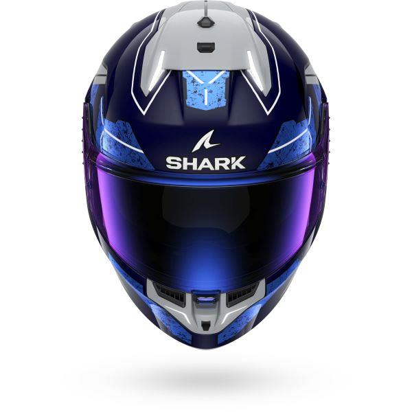Shark Skwal I3 Rhad Blue Chrome Silver (BUS)