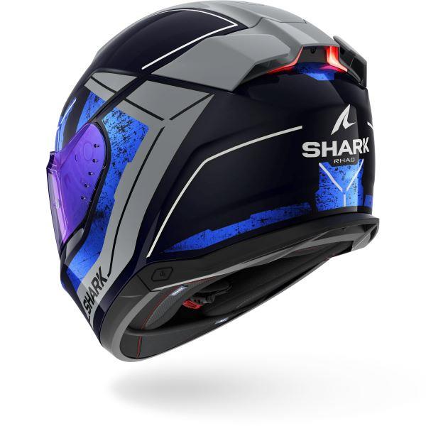 Shark Skwal I3 Rhad Blue Chrome Silver (BUS)