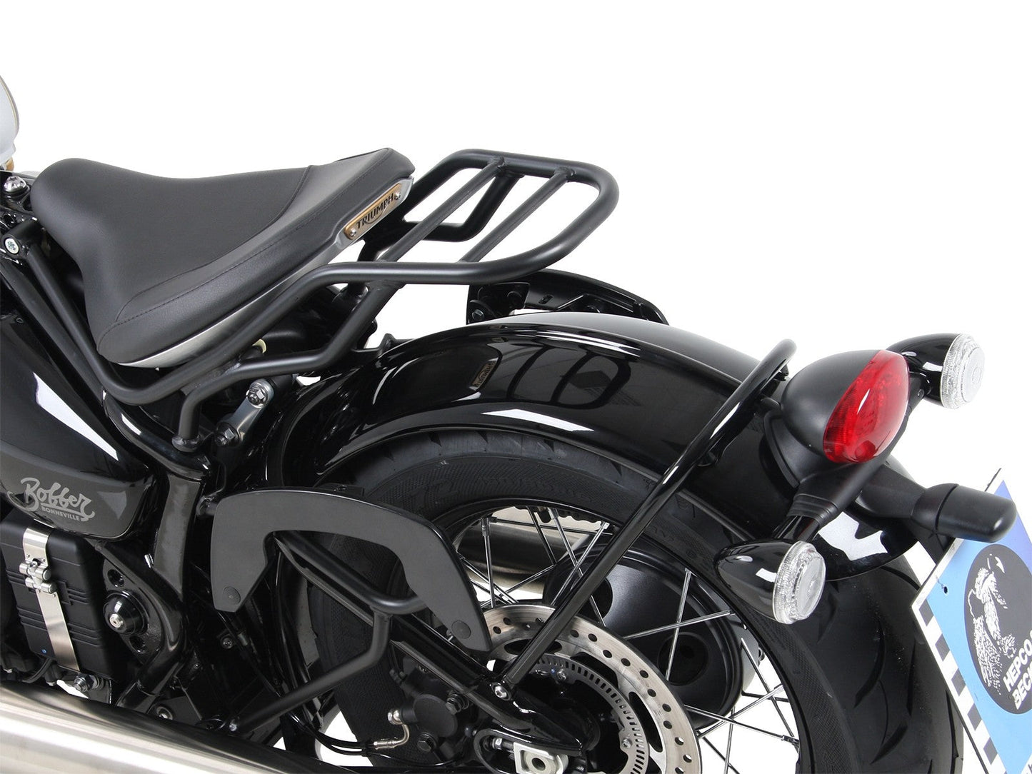 Side case Carrier C-Bow Triumph Bonneville Bobber Carrier - Hepco Becker - 6307558 00 01