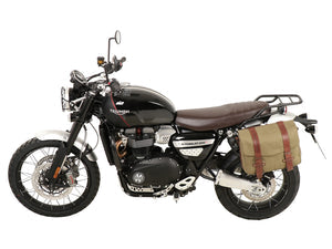 Side cases C-Bow (Left Side Black) Triumph Scrambler 1200 XE / XC Carrier - Hepco Becker - 6317588 00 01L/6317587 00 01L