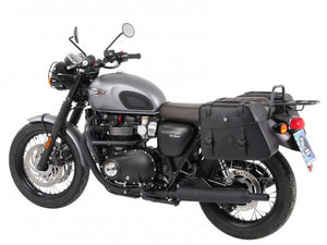 Side cases Carrier C-Bow Triumph Bonneville T100 Black - Hepco Becker - 6307559 00 01